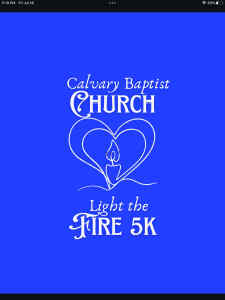 Calvary Baptist Light the fire 5k home
