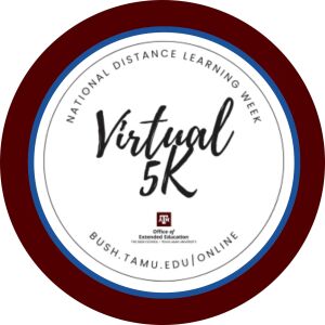 National Distance Learning Week Virtual 5k home
