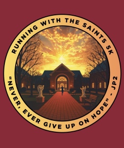 2025 Running with the Saints 5K logo