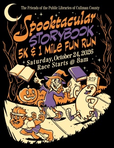 Spooktacular Storybook 5k & 1 Mile Fun Run logo