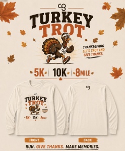 Ellis County TURKEY TROT logo
