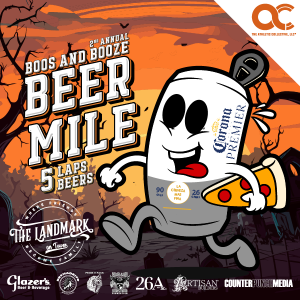 2nd Annual Boos and Booze Beer Mile home