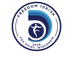 Fox Point Centennial 10K/5K Run/Walk presented by Freedom PT Services logo