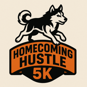 Ritenour Husky Homecoming Hustle 5k logo