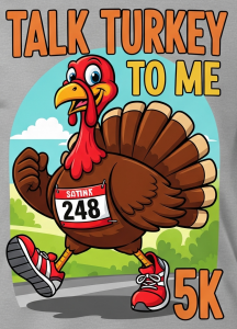 RVR Talk Turkey to Me 5k Turkey Trot logo