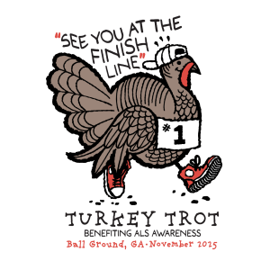"See You At The Finish Line" Turkey Trot home