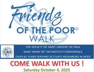 Friends of the Poor Walk St Mary of the Nativity Conference 2025 home
