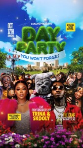 "The Day Party You Won't Forget" homepage