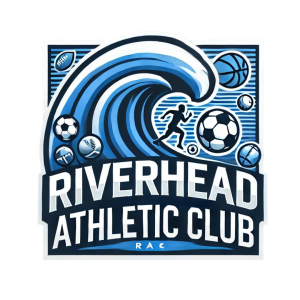 RIVERHEAD ATHLETIC CLUB'S RUN THE WAVE 5K logo