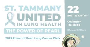 2025  Power of Pearl Lung Cancer Walk logo