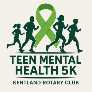 Kentland Rotary 5K Teen Mental Health Awareness 2025 logo