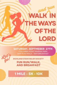 Walk (and run) in the ways of the Lord home
