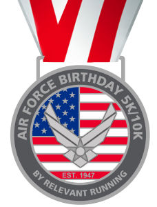 Air Force Birthday "Live Virtual" 5k/10k home
