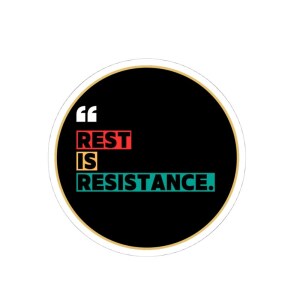 Rest. Resist. Run. Rise. logo