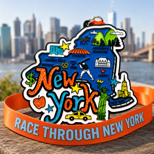 Race Through New York 1M, 5K, 10K, 13.1, 26.2 logo