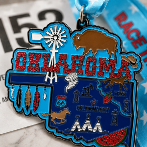 Race Through Oklahoma 1M, 5K, 10K, 13.1, 26.2 logo