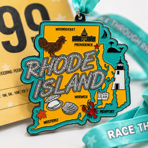 Race Through Rhode Island 1M, 5K, 10K, 13.1, 26.2 logo