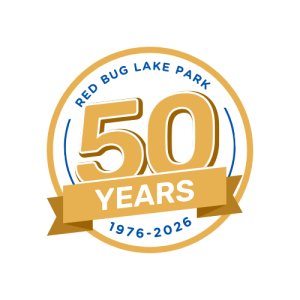 Red Bug Lake Park 50th Anniversary 5K Run/ Walk logo