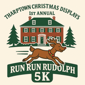 Tharptown Christmas Displays 1st Annual Run Run Rudolph 5k logo