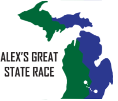 Alex's Great State Race 2025 logo