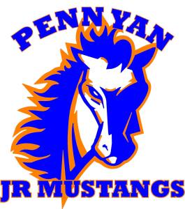 Jr Mustangs Blitz and Bow 5K logo