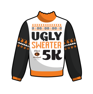 Ugly Sweater 5K, presented by Tito's Handmade Vodka logo