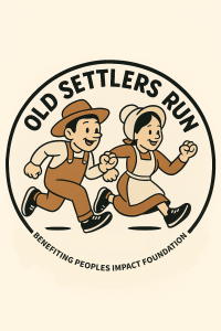 Old Settlers Run 5k  "Kickin’ Up Dust Since 1903" logo