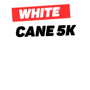 White Cane 5K logo