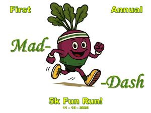 Mad raDASH- 2025 logo