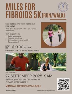 Miles for Fibroids (5k) logo