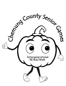 Chemung County Senior Games Intergenerational 5k logo