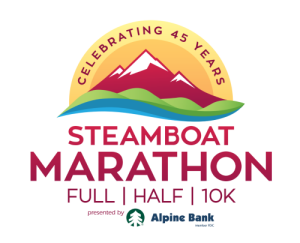 The Steamboat Marathon logo