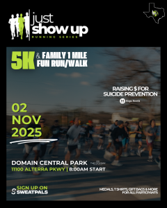 Just Show Up 5k logo