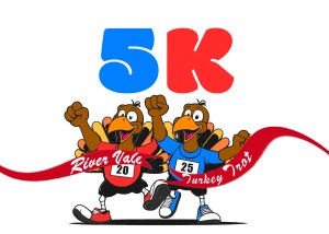 2025 River Vale Run 4 the Love and Fitness with Friends Turkey Trot Charity 5K logo