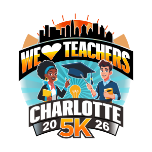 We ❤️ Teachers 5K - Charlotte logo