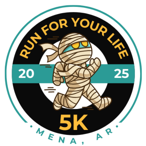Mena Run For Your Life 5k Run & Fun Run logo