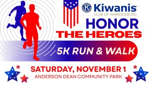 Harrodsburg Kiwanis “Honor the Heroes” 5K/Walk home
