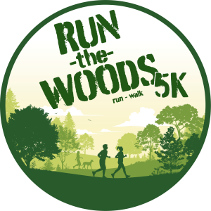 Run the Woods 5k logo