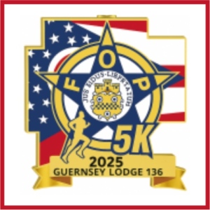 Guernsey County FOP Lodge 136 5k Run logo