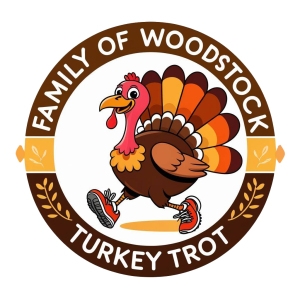 2025 Woodstock Turkey Trot logo