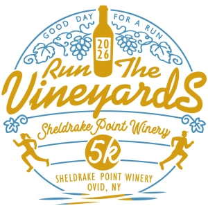 Run the Vineyards - Sheldrake Point Winery 5K logo