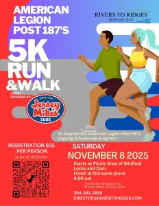 American Legion Post 187 5K Run/ Walk home