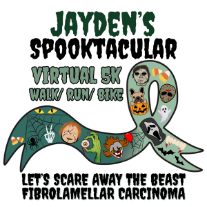 Jayden's Spooktacular Virtual 5K Walk/ Run/ Bike home