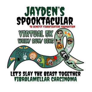 Jayden's Spooktacular Virtual 5K Walk/ Run/ Bike home