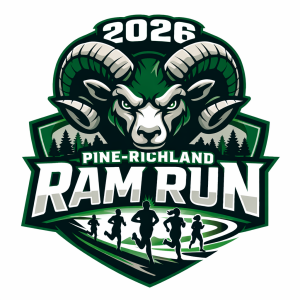 2026 Pine-Richland Ram Run logo