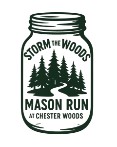 Storm the Woods - Mason Run at Chester Woods logo