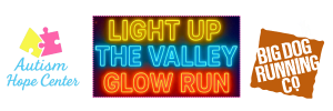 Light Up the Valley Glow Run logo