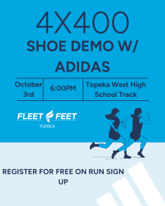 4x400m Fleet Feet/Adidas Event logo