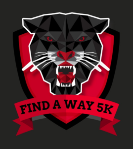 CAU Homecoming "Find a Way 5K" logo