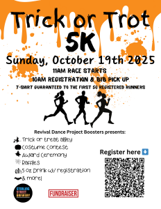 Trick or Trot 5k logo